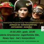 Karnawałowy Bal z koszyczkiem Karnawałowy Bal z koszyczkiem