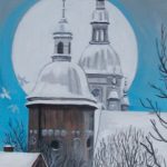 Wieże kościoła Św. Małgorzaty, autorka: Teresa Rogoń