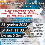 [Stary Sącz]: Bieg Sylwestrowy oraz marsz Nordic Walking po Miejskiej Górze