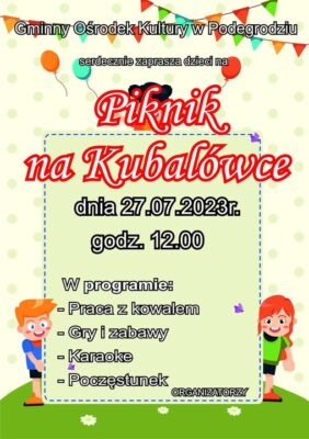 Piknik na Kubalówce - Podegrodzie