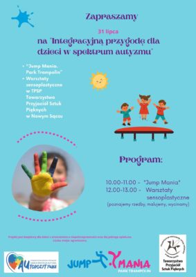 "Integracyjna przygoda dla dzieci w spektrum autyzmu" "Integracyjna przygoda dla dzieci w spektrum autyzmu"
