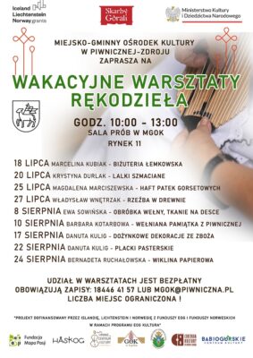 Wakacyjne warsztaty rękodzieła