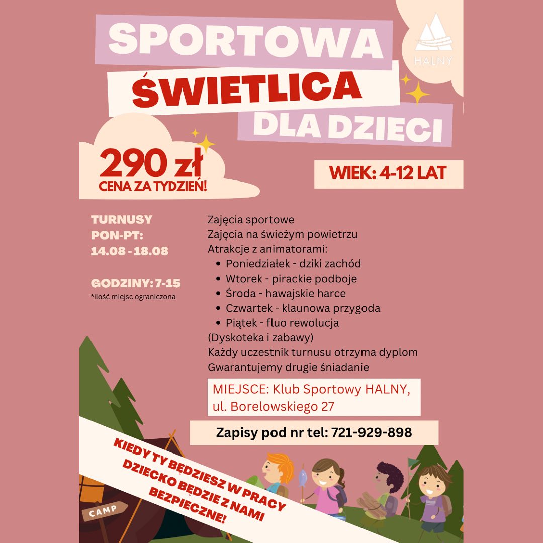 Sportowa świetlica dla dzieci