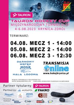 [Krynica – Zdrój]: Tauron Hockey Cup - Międzynarodowy Turniej U-17