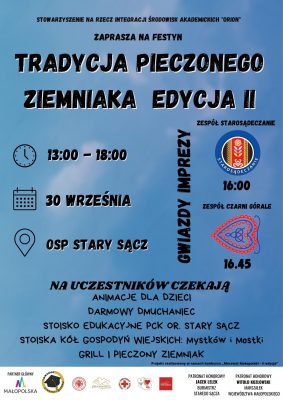 [Stary Sącz]: II edycja imprezy – Tradycyjne Pieczenie Ziemniaka