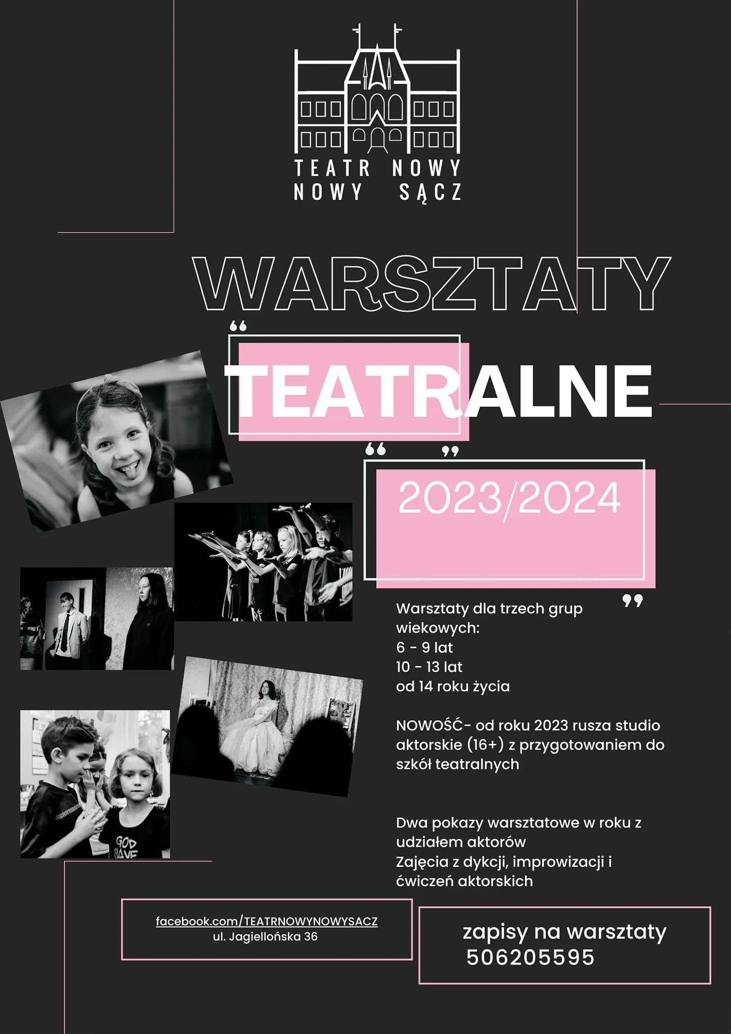 Warsztaty Teatralne 2023/2024 Warsztaty Teatralne 2023/2024
