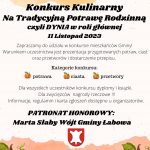 Konkurs kulinarny na Tradycyjną Potrawę Rodzinną - rozstrzygnięcie
