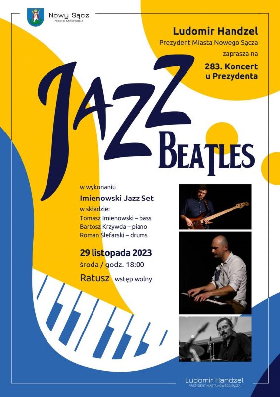 [wydarzenie]: 283. Koncert u Prezydenta pt. „Jazz Beatles”