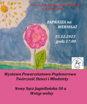 [wydarzenie]: Wystawa powarsztatowo-poplenerowa – Twórczość dzieci i młodzieży
