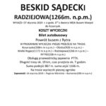 wycieczka Beskid Sądecki (Radziejowa), 7 stycznia 2024 r.