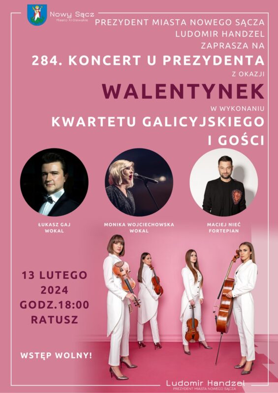[wydarzenie]: 284. Koncert u Prezydenta z okazji Walentynek