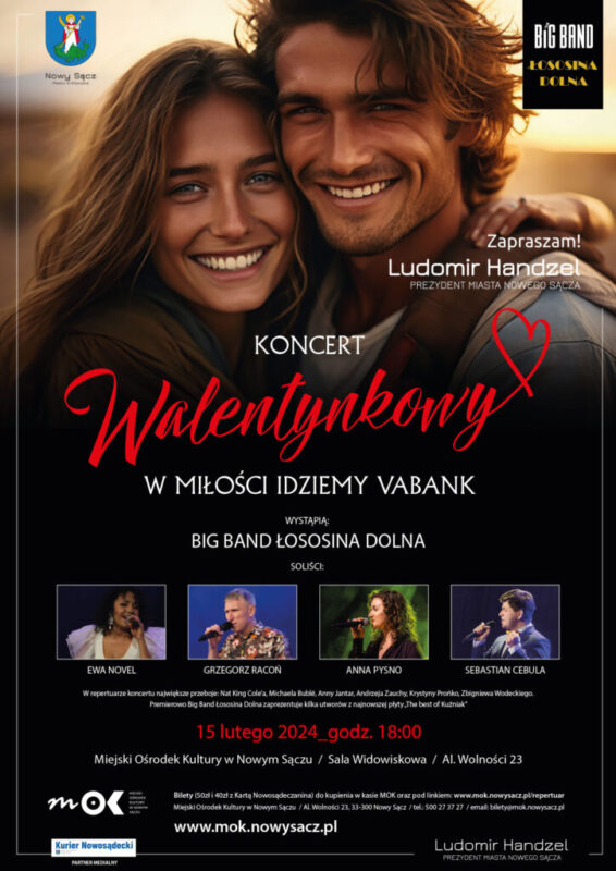[wydarzenie]: Koncert Walentynkowy „W miłości idziemy vabank”