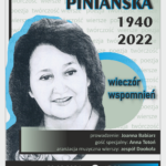 [wydarzenie]: Wieczór wspomnień o Marii Piniańskiej