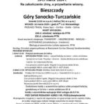 Bieszczady, Góry Sanocko-Turczańskie, 16-17 marca 2024 r.