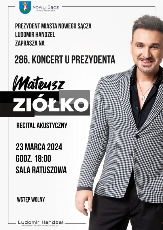 [wydarzenie]: 286. Koncert u Prezydenta w wykonaniu Mateusza Ziółki