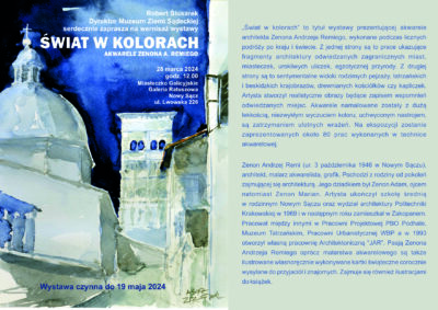 [wystawa]: Wystawa pt. „Świat w kolorach” – akwarele Zenona A. Remiego