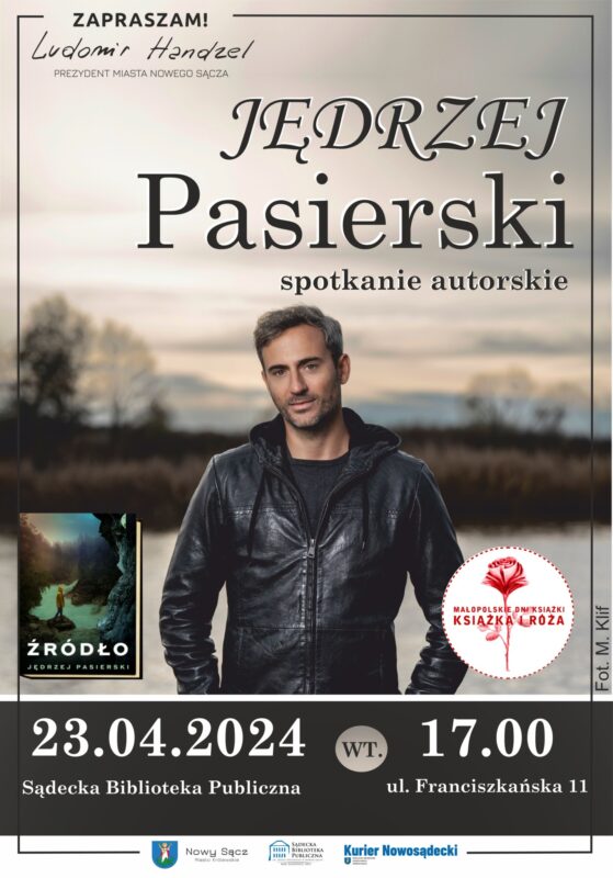 [wydarzenie]: Spotkanie autorskie z Jędrzejem Pasierskim