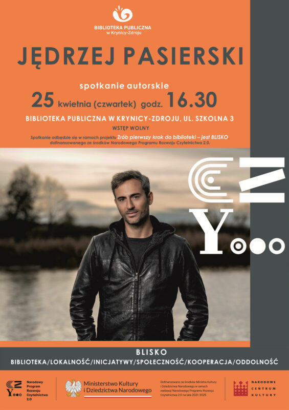 [Krynica-Zdrój]: Spotkanie autorskie z Jędrzejem Pasierskim