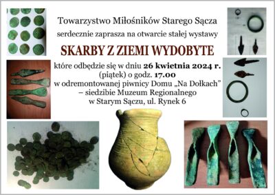 [Stary Sącz]: Wernisaż wystawy „Skarby z Ziemi Wydobyte”