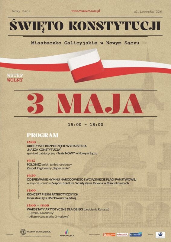 [wydarzenie]: Święto Konstytucji 3 maja w Miasteczku Galicyjskim
