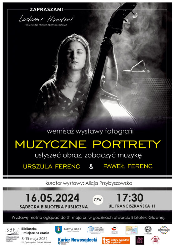 [wernisaż]: Wernisaż wystawy „MUZYCZNE PORTRETY – usłyszeć obraz, zobaczyć muzykę”