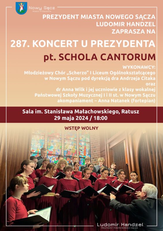 Koncert Młodzieżowego Chóru "Scherzo"