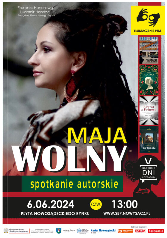 Spotkanie autorskie z Mają Wolny