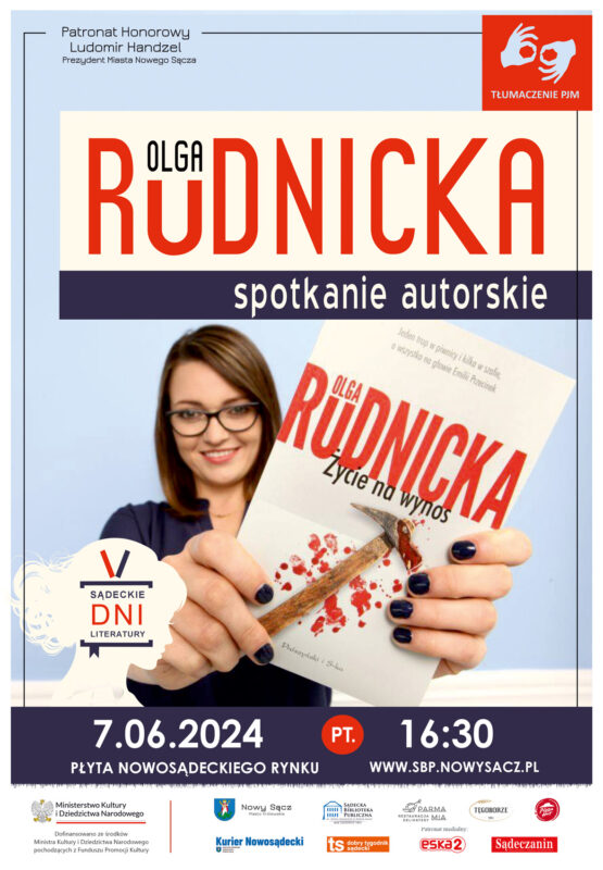 Spotkanie autorskie z Olgą Rudnicką