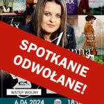 spotkanie z Joanną Jax odwołane