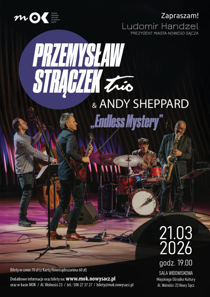 [Wydarzenie]: Przemysław Strączek Trio & Andy Sheppard -wieczór jazzowy