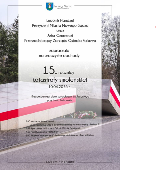 [Wydarzenie]: Obchody 15 Rocznicy Katastrofy Smoleńskiej