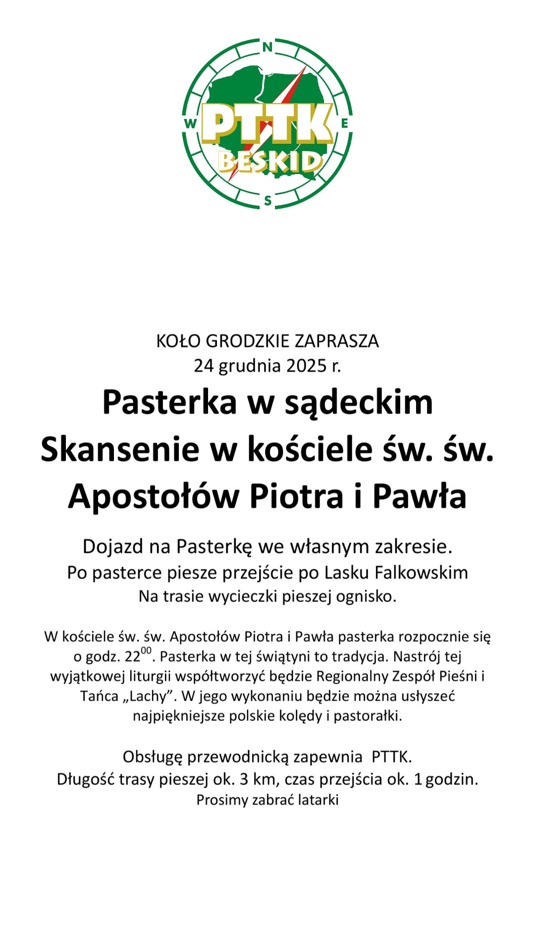 [Wydarzenie]: Pasterka w sądeckim Skansenie 