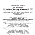 Wycieczka Bieszczady-Połoniny początek GSB